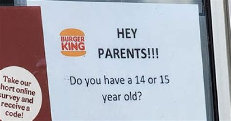 Burger king hiring age 14. Things To Know About Burger king hiring age 14. 