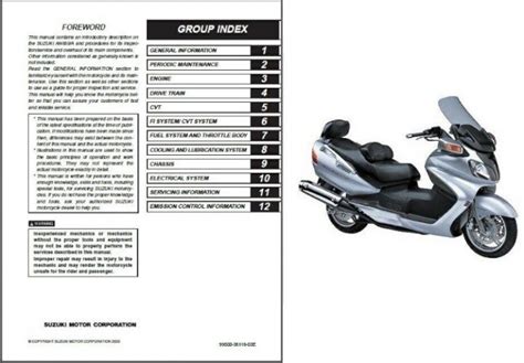 Burgman scooters 400 650 2001 2003 master service manual. - Scritti giuridici in onore di ludovico barassi..