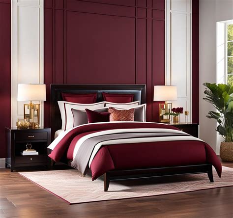 Burgundy Bedroom Decor - Etsy