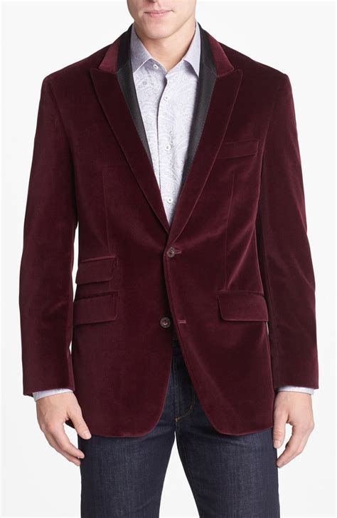 Burgundy Blazer - Etsy