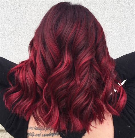 Burgundy with red hair. "Burgundy brown is the richest version of a brunette possible," Tom Smith, trend forecaster and Hairstylist at Billi Currie says, adding: "It combines red and chocolate tones to give a super ... 