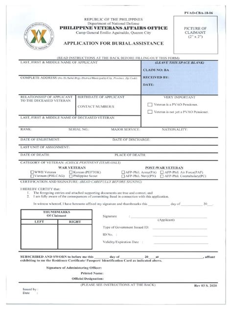 Burial assistance application.  Find compassionate guidance to honor your...