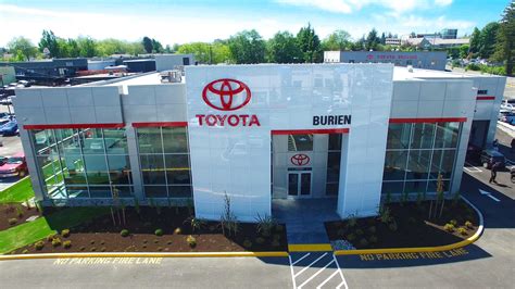 Burien toyota burien wa. Check out Burien Toyota 's selection of used low-mileage vehicles. With many makes and models to choose from, you're sure to find the perfect match! Burien Toyota; Sales 206-397-1501; Service 206-243-0700; Parts 206-243-0700; 15025 1st Avenue South Burien, WA 98148; Service. Map. Contact. Burien Toyota. Call 206-397-1501 Directions. Search All ... 