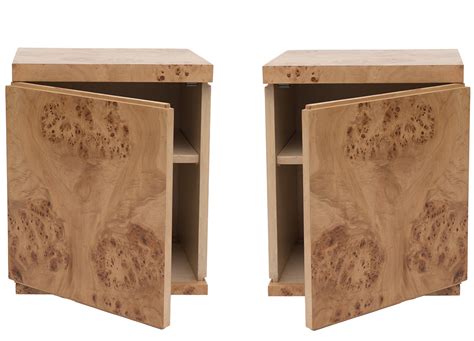 Burl Side Table Pair – Brick Alley Co.