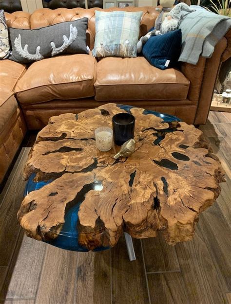 Burl Wood Desk - Etsy Canada