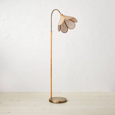 Burlap petal floor lamp. Burlap Petal Floor Lamp (Includes LED Light Bulb) - Opalhousem designed with Jun. $150.00. SOLD. Opalhouse Peacock Lamp. $39.00. SOLD. Small Rattan Table Lamp with ... 