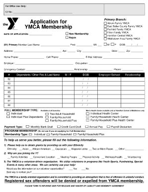Burlington Ymca Application Complete with ease airSlate SignNow