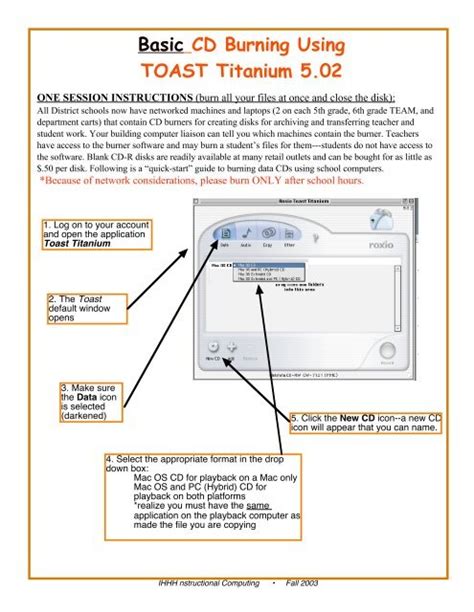 Burning Toast with CD-R