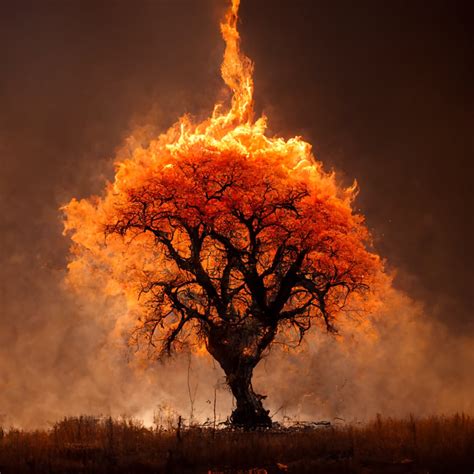 Burning Tree