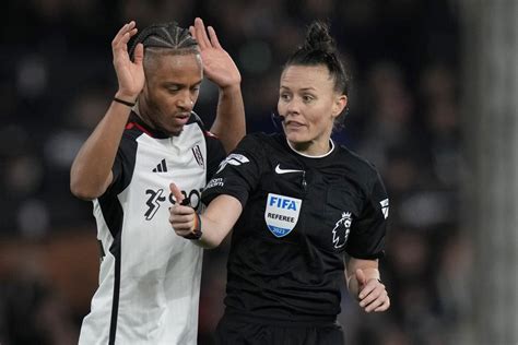 Burnley beats Fulham in first EPL game handled by a female referee