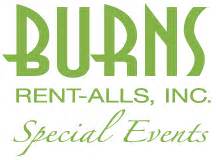 Burns rental. Browse our extensive online rental catalog to rent your folding chairs today or just call us. At Burns Rent-Alls, we specialize in weddings, special event and party rentals. (574) 259-4807 