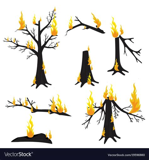 Burnt Tree Illustrations, RoyaltyFree Vector Graphics & Clip Art iStock