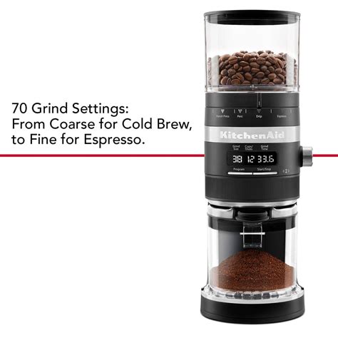 Burr Coffee Grinder Black Matte KCG8433BM