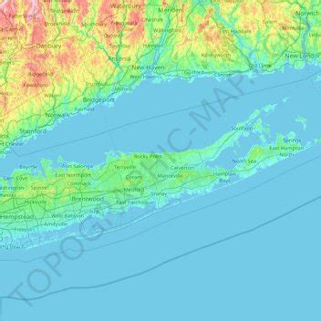 Burr-Winkle Park Topo Map in Suffolk County, New York