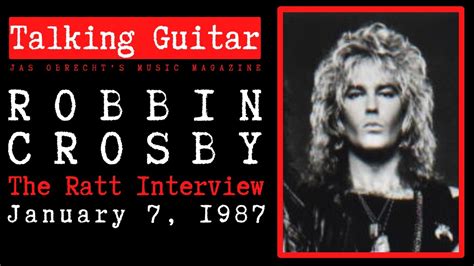 Burrn Magazine interview with Robbin Crosby Magazine interview