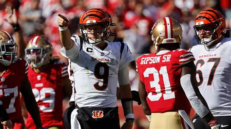 Burrow throws 3 TD passes to lead the Bengals past the 49ers 31-17