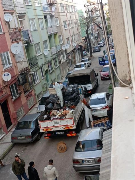 Bursa evden 1 kamyon çöp çıktı - Son Dakika Haberleri