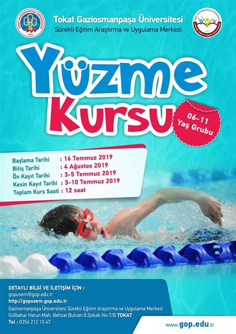 Bursa yüzme kursları belediye