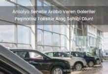 Bursada vadeli araç satan galeriler