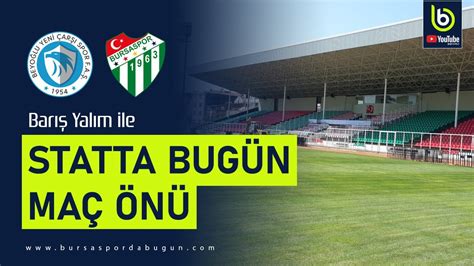 Bursaspor - Beyoğlu Yeni Çarşı: 1-1 (Maç sonucu-yazılı özet)s