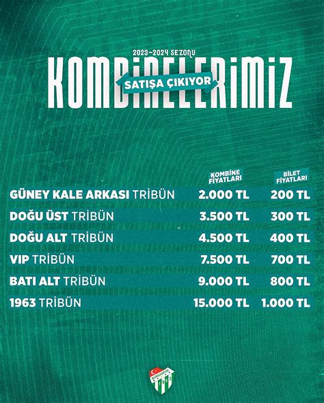 Bursaspor maç bilet fiyatları