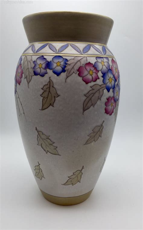 Bursley Ware - Charlotte Rhead - EX LARGE Vase - 32cm …