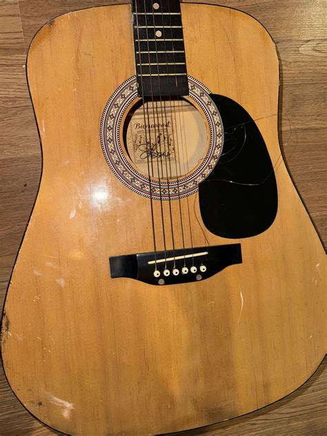 Burswood 6-String Acoustic 30” Guitar Model #JC-301. Used