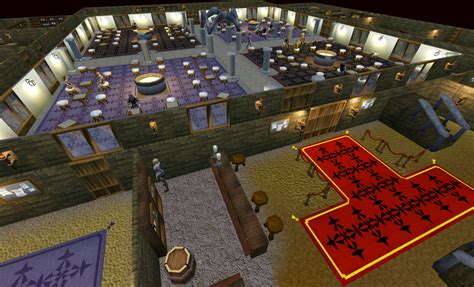 The Burthorpe Games Room is in the basement of Burthorpe Castle. 