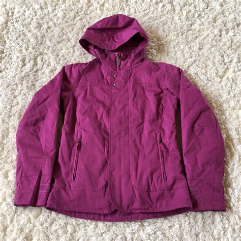 Burton Dry Ride Full Zip Hooded Ski Jacket Coat Pockets Gray Women