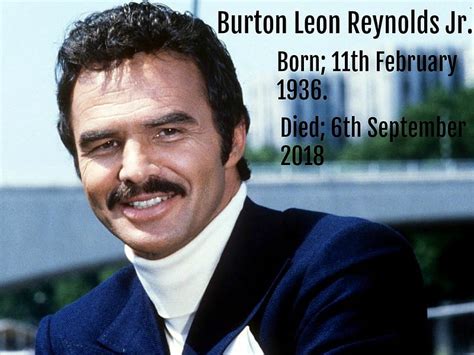 Burton leon reynolds jr