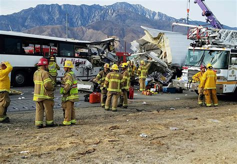 Bus Crash Palm Springs California
