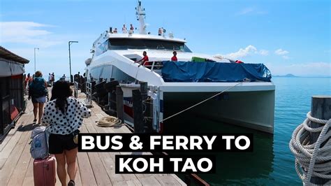 Bus and Ferry from Bangkok to Koh Tao - phanganferries.com