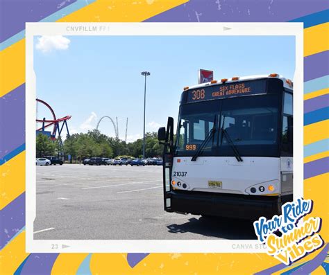 La línea 308 de autobús (Six Flags Great Adventure) tiene 3 paradas desde Port Authority Bus Terminal hasta Six Flags Great Adventure. Horarios del autobús308 para la próxima semana: sale una vez por día de 9:30. Días que opera esta semana: viernes, sábado, domingo. A continuación, elige las paradas de la línea 308 de autobús para ... . 
