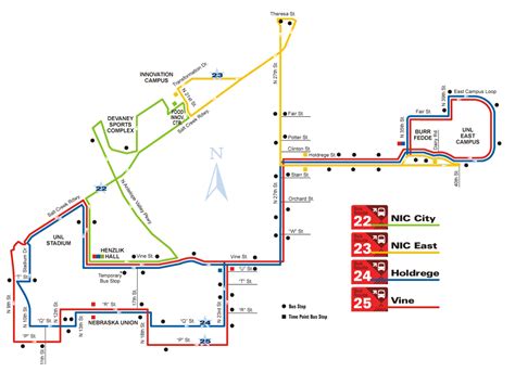 The Intercampus Route #24 Holdrege operates from Ea