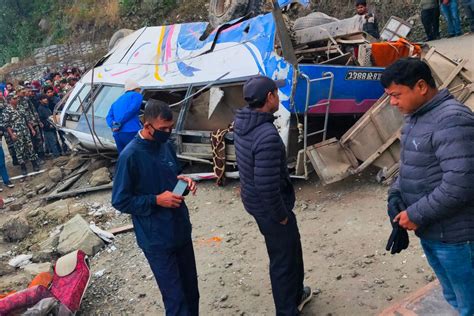 Bus veers off main highway to Nepal’s capital. At least 8 killed and many more injured