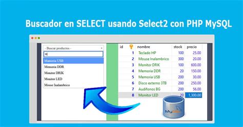 Buscador en SELECT usando Select2 con PHP MySQL » BaulPHP