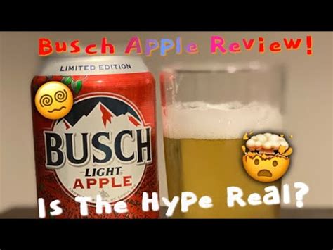 Busch Light Apple (Review)! Is The Hype Real?! - YouTube