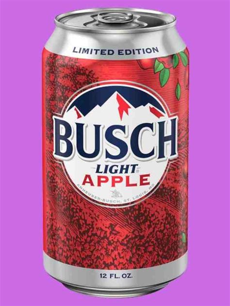 Busch light apple discontinued. UPC: 0018200202480. Manufacturers may alter their products and/or packaging and the packaging and products may be different from what is shown on www.hy-vee.com. Limited Edition. Enjoy responsibly. www.busch.com. TapIntoYourBeer.com. For more information about our products and freshness guarantee, call 1-877-Busch52 or visit us at www.busch.com ... 