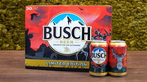 Busch Light also releases special edition packs and cans to coincide with major events or seasons: Camo cans for hunting season; America cans for summer holidays; NFL team designs for football season; Limited-edition retro cans celebrating Busch Light's heritage; So whatever the occasion, you can find Busch Light in a can or bottle pack to ...