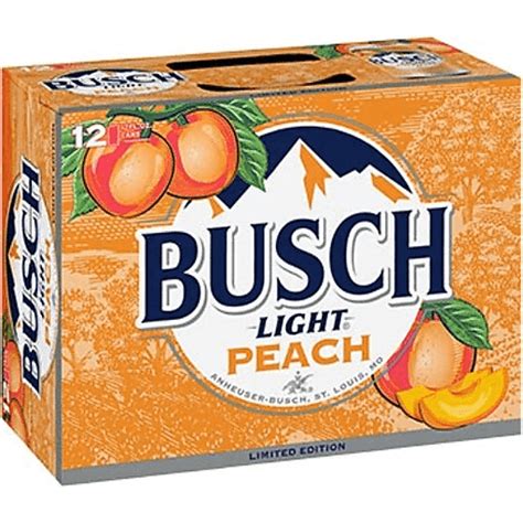Busch peach near me. TV Menus One-Click Print Menus. Busch Light Peach. Lager · 4.1% ABV. Anheuser-Busch InBev · St. Louis, MO. 📣. Sell great beer? Tell the BeerMenus community! Add your … 
