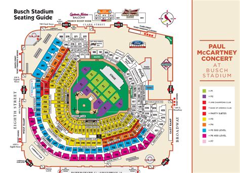 Concert Seating Chart At Busch Stadium Floor seating at Capital One Arena of as many as 15 sections, numbered A1 through B7, with sections A1-A8 closest to the stage and 4, B1-B7 farther from the stage. Behind the stage sections include 193, 195, 197, 101, 103, 105.. 