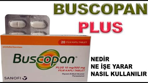 Buscopan 10 mg nasıl kullanılır