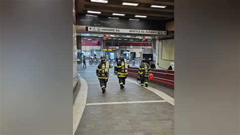 Buses replace Red Line service between Davis and Park Street as crews out out ‘rubbish fire’ near Harvard station