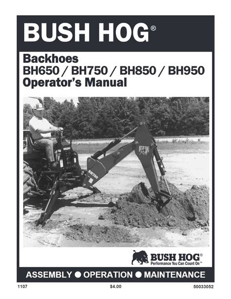 Bush hog bh650 bh750 bh850 bh950 operation owners manual. - Atlas copco xas 96 service manual.