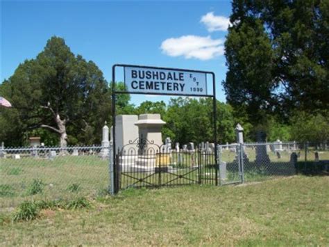 Bushdale Cemetery, Milam County, TX