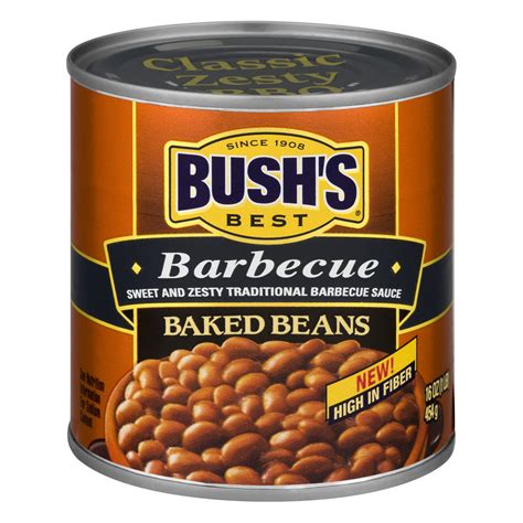 Bushs baked beans. Product Details. Introducing new Bush's® Zero Sugar Added™ Baked Beans – Featuring classic Bush's® Flavor, an excellent source of Fiber and just 14g net carbs, ... 