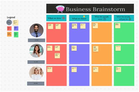 Business Brainstorming Template
