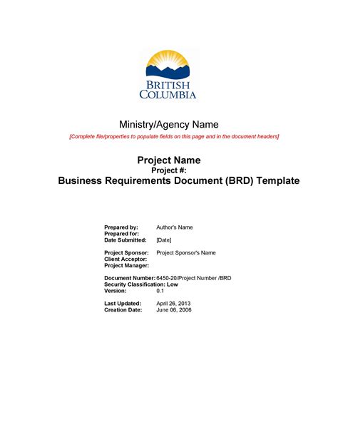 Business Doc Template