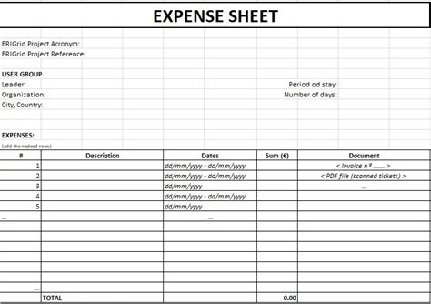 Business Expense Spreadsheet [100 Free Excel Format] Excel TMP