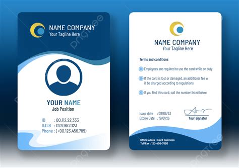 Business Id Template